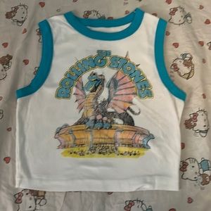 THE ROLLING STONES CROP TOP